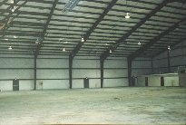 Aircraft Hanger: Interior of Structure